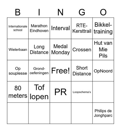 Rte Bingo Card