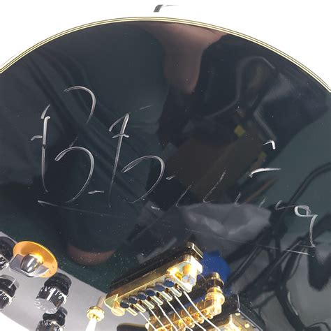Charitybuzz Bb King Signed Epiphone Lucille Guitar
