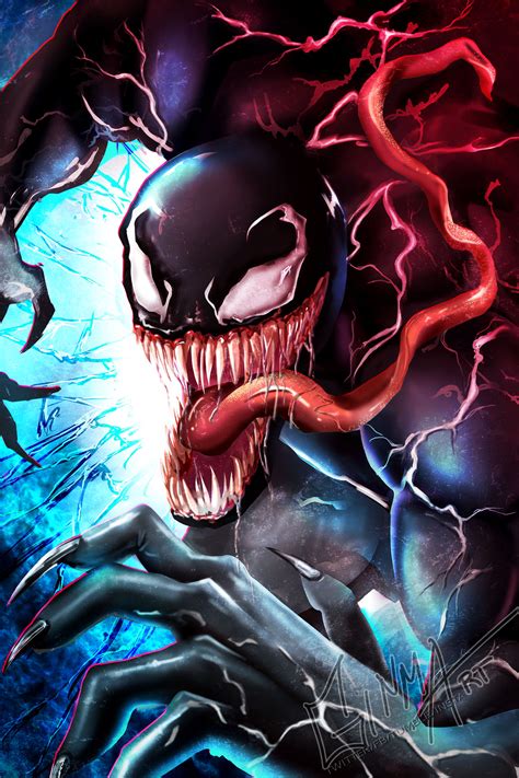 venom fan art  ginmaart  deviantart