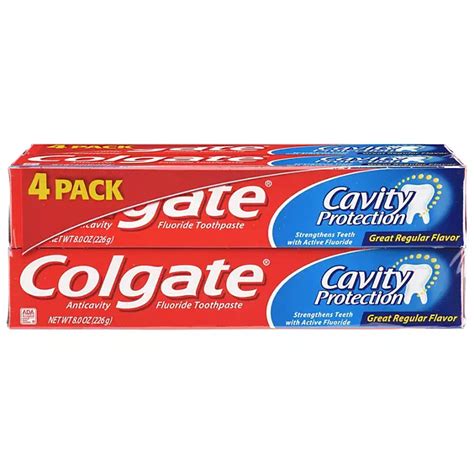 Colgate Cavity Protection Toothpaste With Fluoride Great Regular