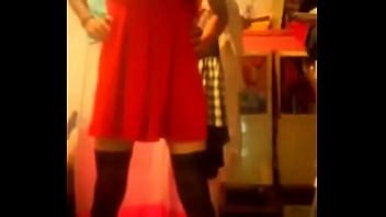 Modelando Mi Vestido Rojo Xvideos