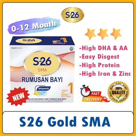 Wyeth Nutrition S26 Gold Sma Step 1 165kg And 550g Milk Powder For