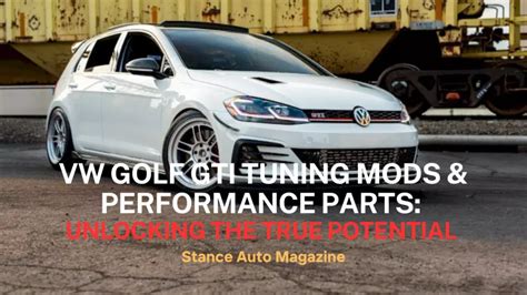 The Best VW Golf GTI Tuning Mods & Performance Parts: Unlocking the ...