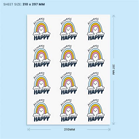 Custom Sticker Sheets Waterproof Vinyl Stickers Durable