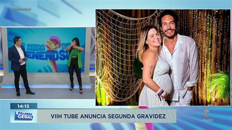 Viih Tube anuncia segunda gravidez Vídeo Dailymotion