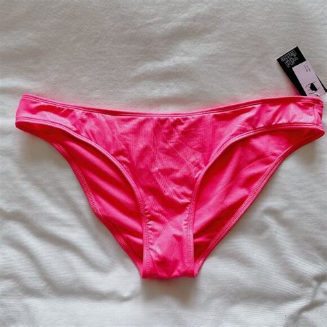 Wild Fable Swim Wild Fable Nwt Hot Pink With Sparkle Low Rise Cheeky Bikini Swim Bathing