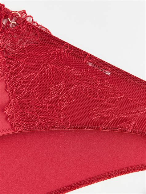 Kırmızı Dantel Detaylı Fantezi Bikini Külot W3BJ84Z8 R3P LCW