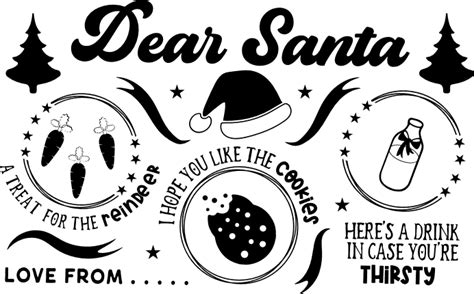 Dear Santa Tray A Treat For The Reindeer I Hope You Like The Cookies