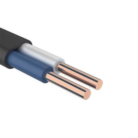 Кабель Промэл твердый плоский негорючий ВВГп-нг 2*2,5 ГОСТ 100М ...