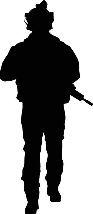 british soldier silhouette vector art icons  graphics
