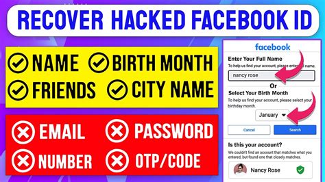 Hacked Facebook Account Recovery How To Recover Hacked Facebook