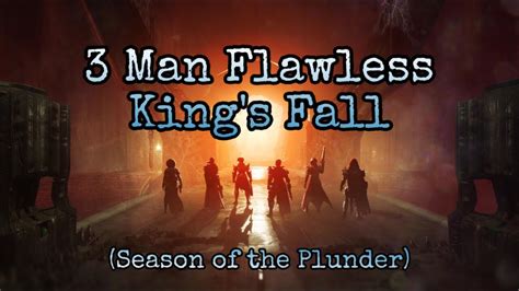 Destiny 2 Trio Flawless King S Fall Season Of The Plunder PS5