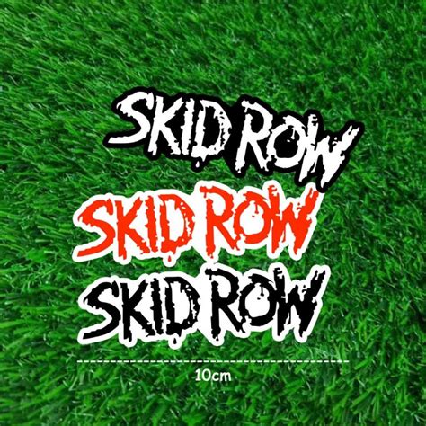 Skid Row Die Cut Sticker