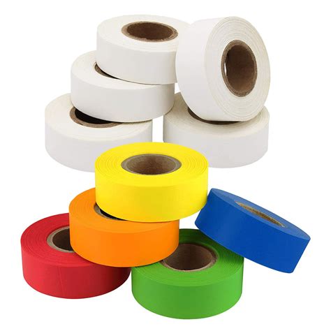 3/4" Clean Remove, Premium 10 Roll Multicolor and White Tape Kit