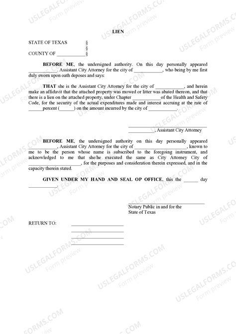 How Do I Search For A Lien On A Property In Texas at Jason Bauch blog