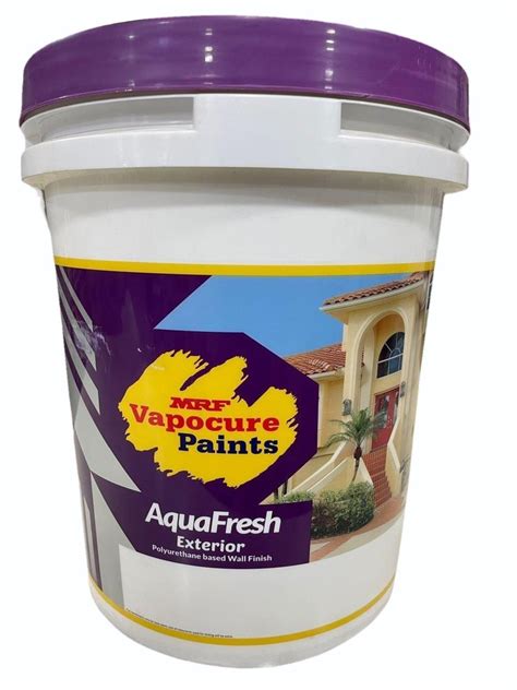 Glossy White Mrf Vapocure Aqua Fresh Exterior Wall Paint Packaging