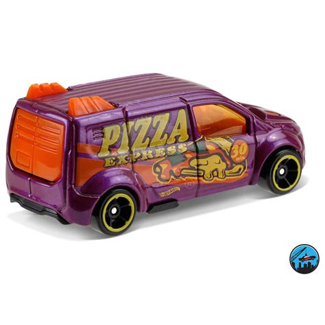 Модель автомобиля Hot Wheels Ford Transit Connect Сиреневая HW City Works Hot Wheels DVC42