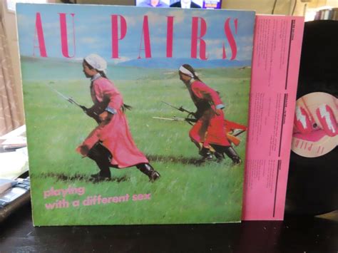 Popsike AU PAIRS PLAYING WITH A DIFFERENT SEX LP RARE INSERT