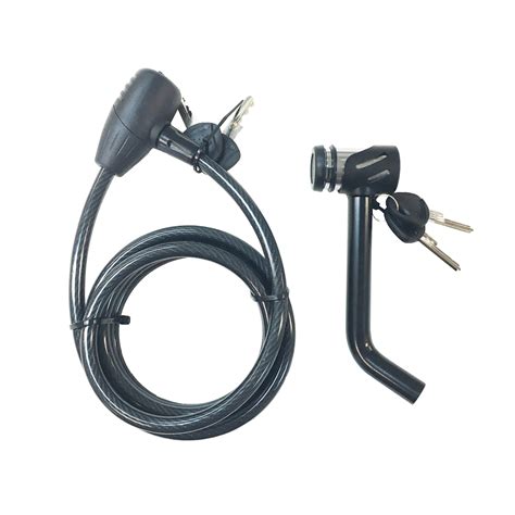 Hollywood Racks Locking 2-inch Hitch Pin With Cable - VELO Bike Ski Trail