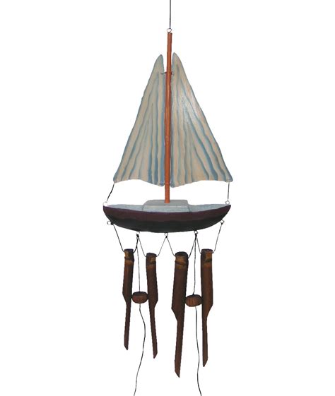 Cohasset Ts And Garden Sailboat Bamboo Wind Chime Wayfair