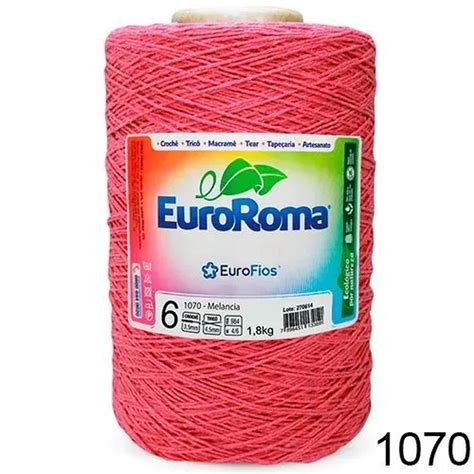 Barbante Euroroma 1 8kg N6 Kit 3 Unidades Melancia Submarino