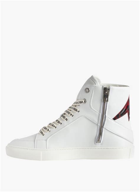 Hi Top Sneakers With Zipper Online