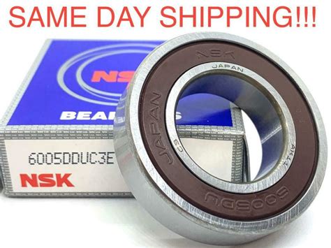 6005 DDU NSK Deep Groove Radial Ball Bearing 25x47x12mm - Rodavictoria USA
