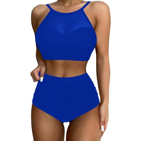 Cqxid Women Clearance Womens Fashion Tankini Sets Swimsuits New Bikini Women S