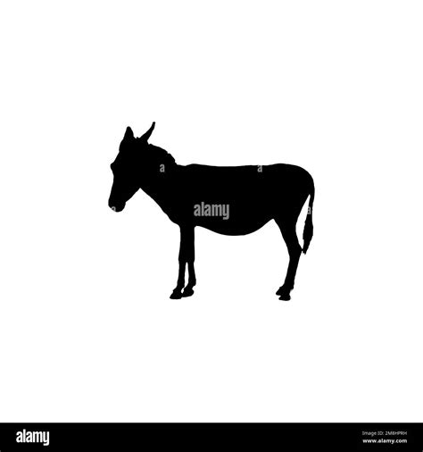 Donkey Icon Simple Style Political Rally Poster Background Symbol