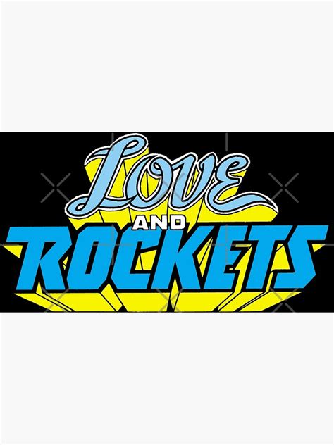 Love And Rockets L R Love Rockets Comic Pop Art Cover Logo