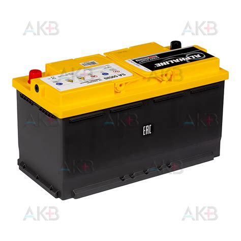 Купить Автомобильный аккумулятор Alphaline AGM 95 L5 850A (353x175x190 ...