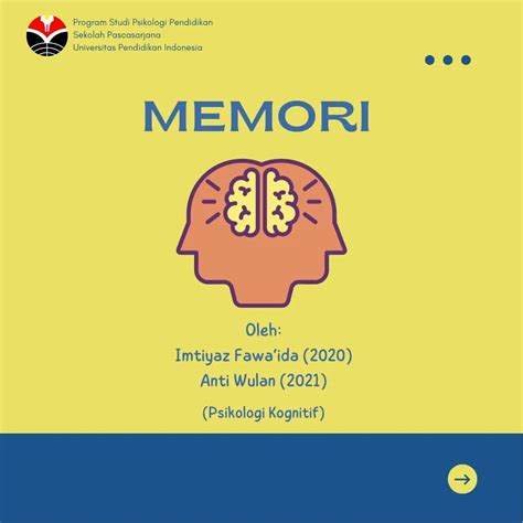 memori psikologi pendidikan sekolah pascasarjana