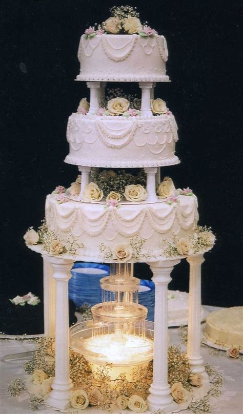 Princess Water Fountain Cakes Photo Walmart Wedding Cakes Tier