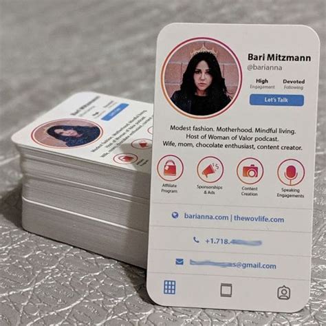 Social Media Business Cards