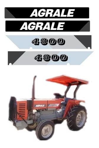 Kit Adesivos Máquina Trator Agrale 4300 Ca 12787 Mq Parcelamento sem