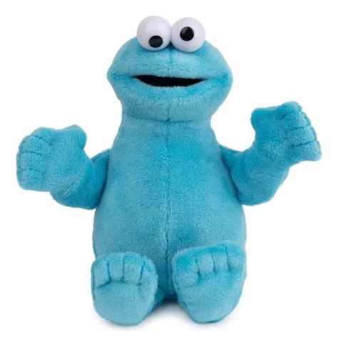 Peluche De Plaza Sésamo, Cookie Monster, 7 Pulgadas Color Azul ...