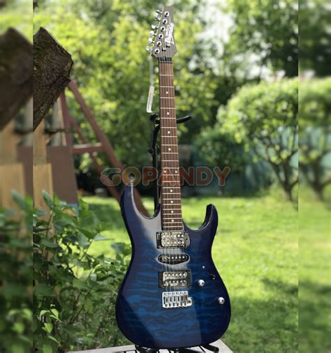 Ibanez Grx Qa Rg Gio Series Electric Guitar Transparent Blue Burst