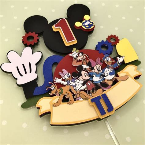 Mickey Mouse Clubhouse Cake Topper Disney Birthday Mickey - Etsy ...