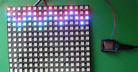 Électronique en amateur ESP8266 et ESP32 Contrôle d une matrice de