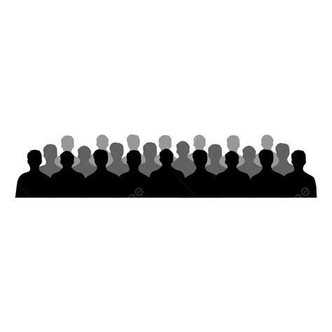 People Vector Crowd Image Crowd Icon Crowd Of People Png And Vector