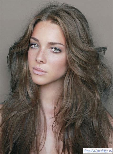 Цвет волос темно русый фото