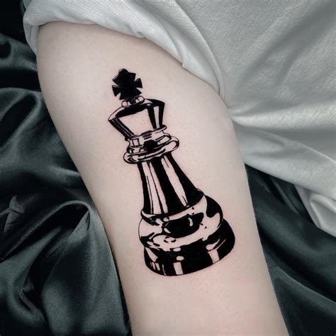 Top 80+ king chess piece tattoo drawing best - in.coedo.com.vn