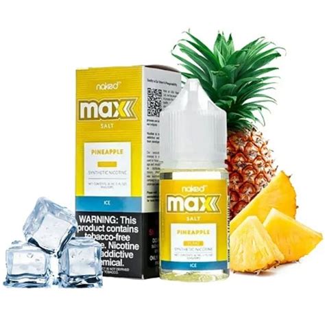Naked Vape Salts MAX Pineapple Ice Broadway Smoke Shop