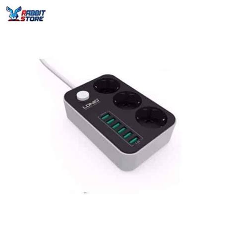 LDNIO 3 Power Socket Anti-Static Power Socket 6 USB | Rabbit Store
