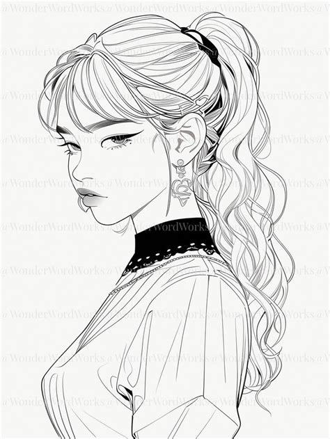 Kolorful K Pop Colouring Pages Of Fashion Forward Idols Digital