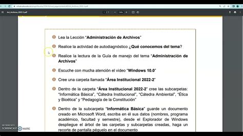 Video Tutorial Módulo Administración de Archivos Curso Informática