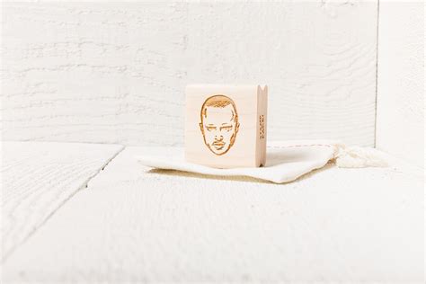 Jesse Pinkman Rubber Stamp Portrait Etsy