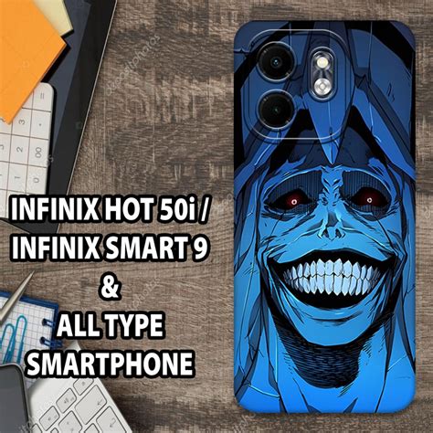 Jual KS22 Softcase Karet Untuk INFINIX HOT 50i SMART 9 2024 Motif Gambar Karakter Anime Casing