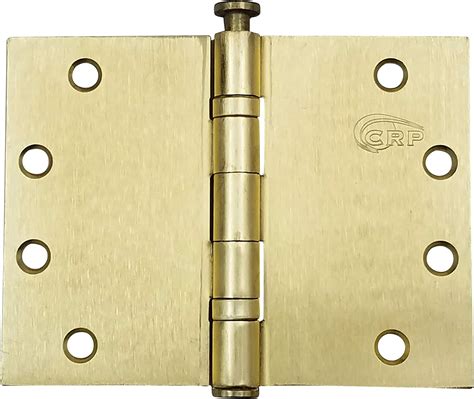 Wide Throw Hinge Heavy Duty Steel With Satin Brass Finish 4 5 Inch X 6 Inch Ball Bearing