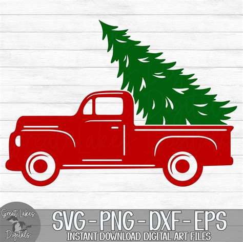 Christmas Truck Tree Svg  Png Digital Download 56 Off